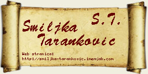 Smiljka Taranković vizit kartica